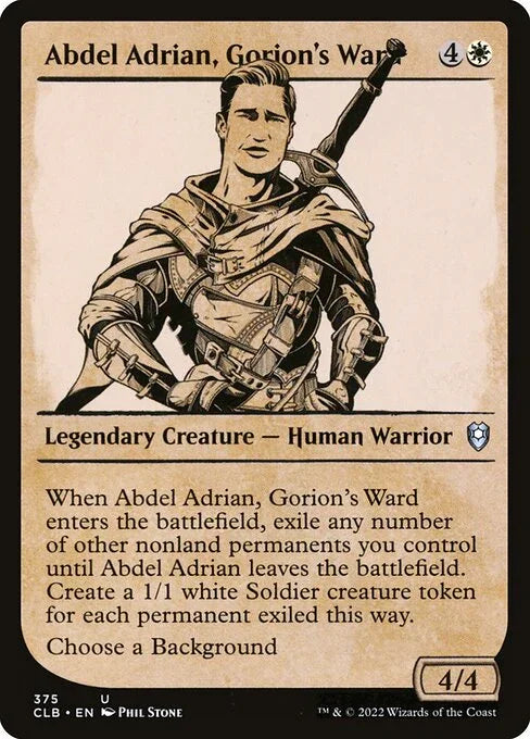 [Foil] CLB 375 Abdel Adrian, Gorion's Ward (Showcase) U