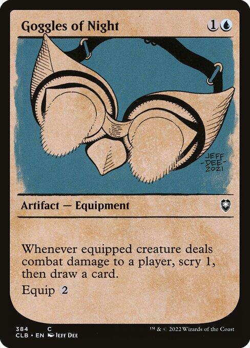 [Foil] CLB 384 Goggles of Night (Showcase) C