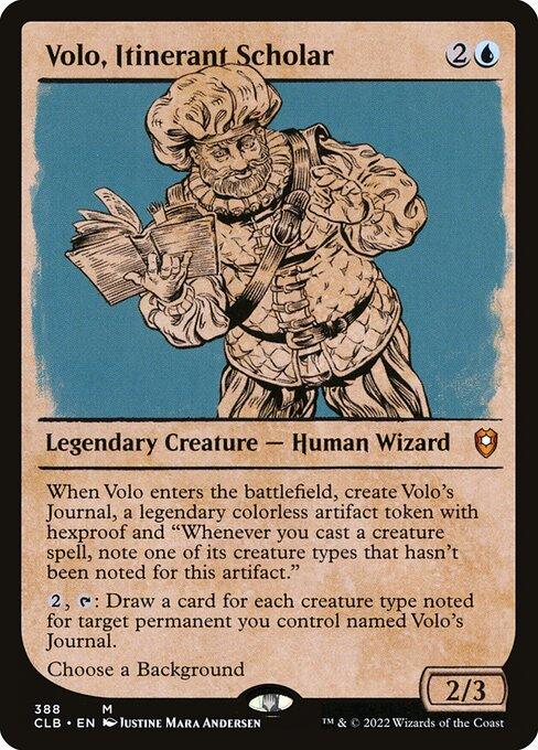 [Foil] CLB 388 Volo, Itinerant Scholar (Showcase) M