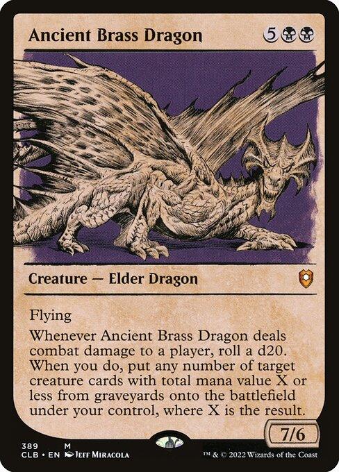 CLB 389 Ancient Brass Dragon (Showcase) M