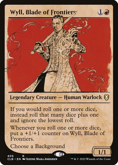 [Foil] CLB 405 Wyll, Blade of Frontiers (Showcase) R