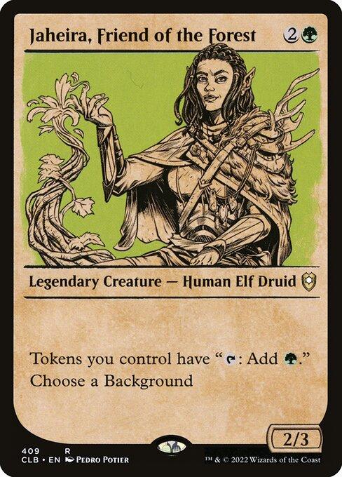 [Foil] CLB 409 Jaheira, Friend of the Forest (Showcase) R
