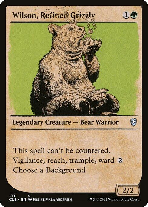 [Foil] CLB 411 Wilson, Refined Grizzly (Showcase) U