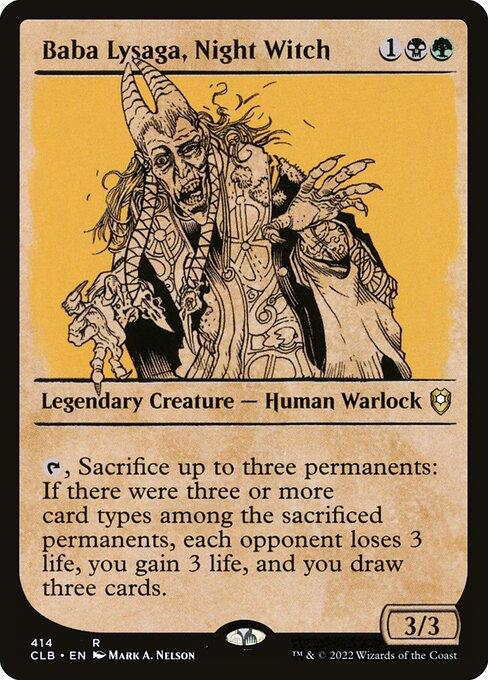 [Foil] CLB 414 Baba Lysaga, Night Witch (Showcase) R