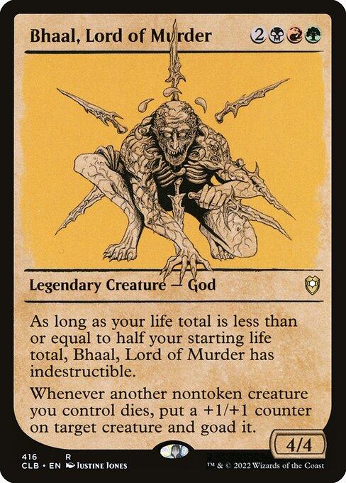[Foil] CLB 416 Bhaal, Lord of Murder (Showcase) R