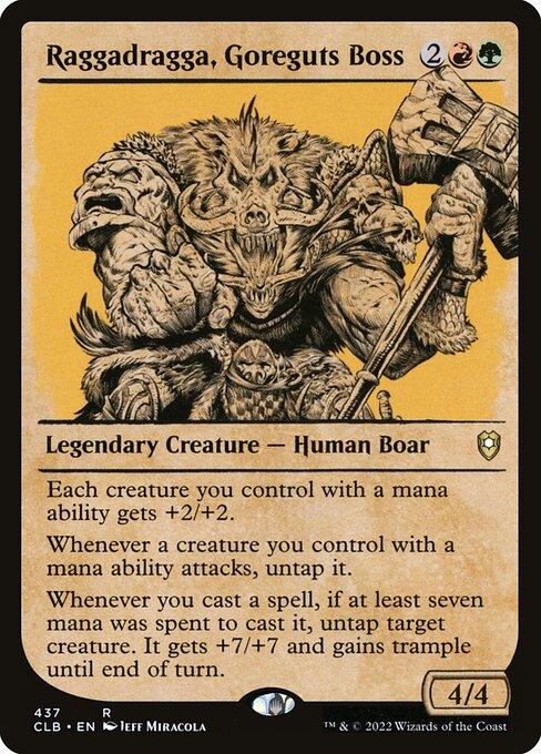 [Foil] CLB 437 Raggadragga, Goreguts Boss (Showcase) R