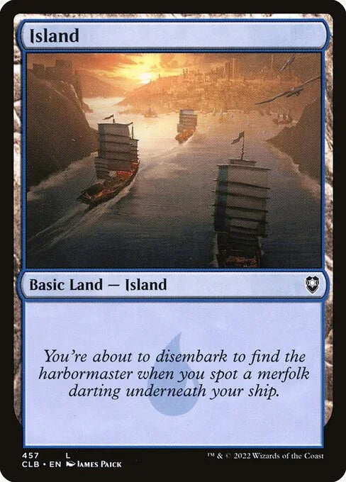 [Foil] CLB 457 Island (457) L