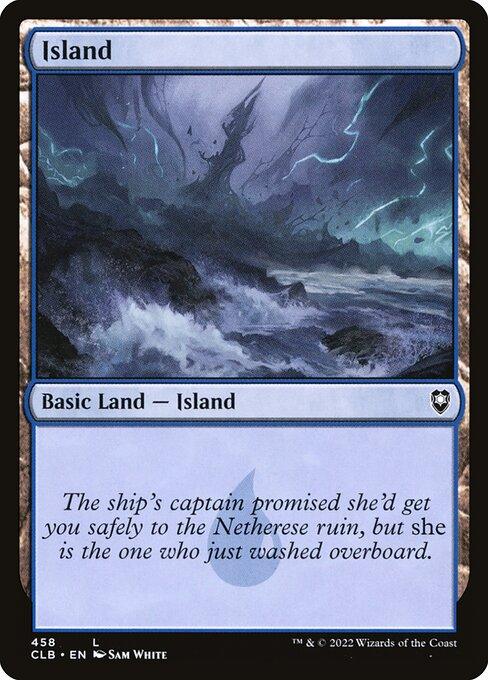 [Foil] CLB 458 Island (458) L