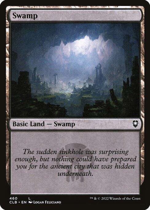 [Foil] CLB 460 Swamp (460) L