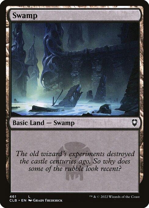[Foil] CLB 461 Swamp (461) L