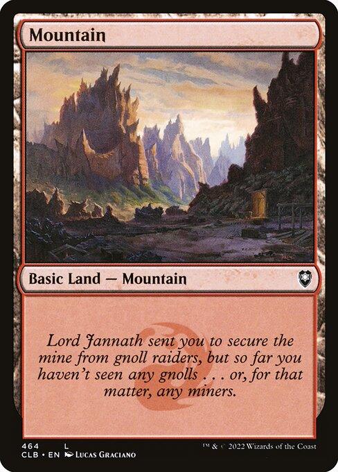 [Foil] CLB 464 Mountain (464) L