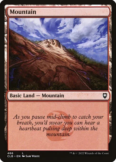 [Foil] CLB 466 Mountain (466) L