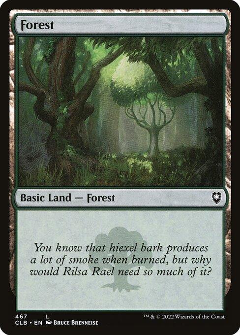 [Foil] CLB 467 Forest (467) L