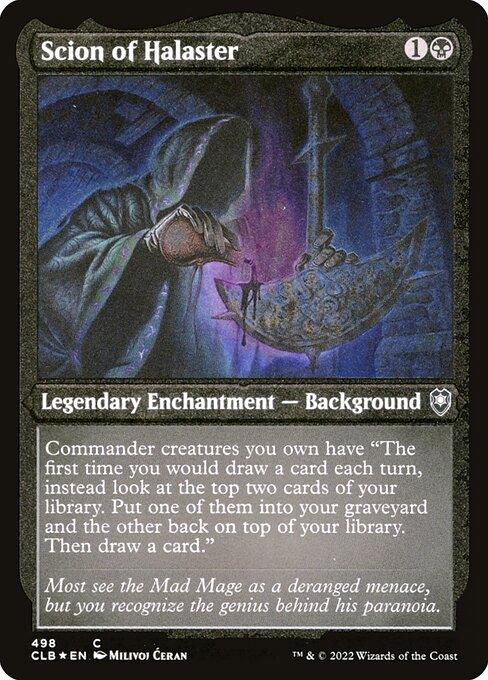 [Foil Etched] CLB 498 Scion of Halaster (Foil Etched) C