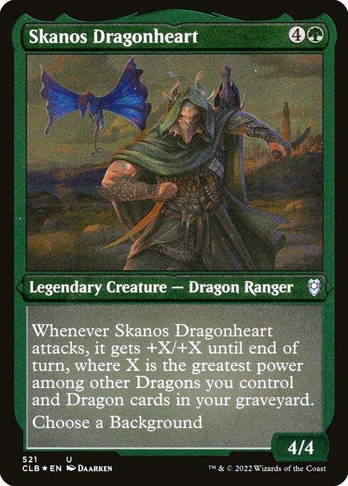 [Foil Etched] CLB 521 Skanos Dragonheart (Foil Etched) U