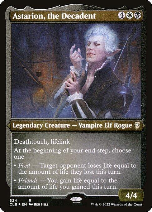 [Foil Etched] CLB 524 Astarion, the Decadent (Foil Etched) R