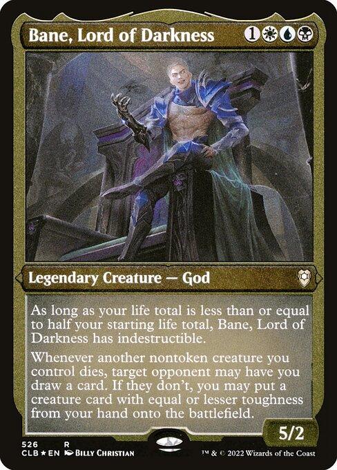 [Foil Etched] CLB 526 Bane, Lord of Darkness (Foil Etched) R