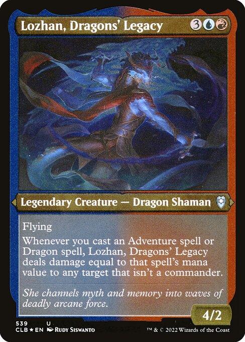 [Foil Etched] CLB 539 Lozhan, Dragons' Legacy (Foil Etched) U