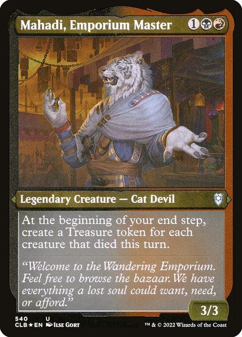 [Foil Etched] CLB 540 Mahadi, Emporium Master (Foil Etched) U