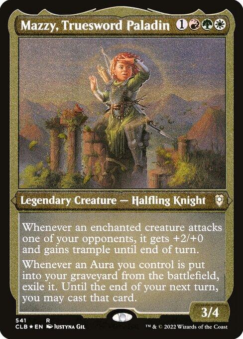 [Foil Etched] CLB 541 Mazzy, Truesword Paladin (Foil Etched) R