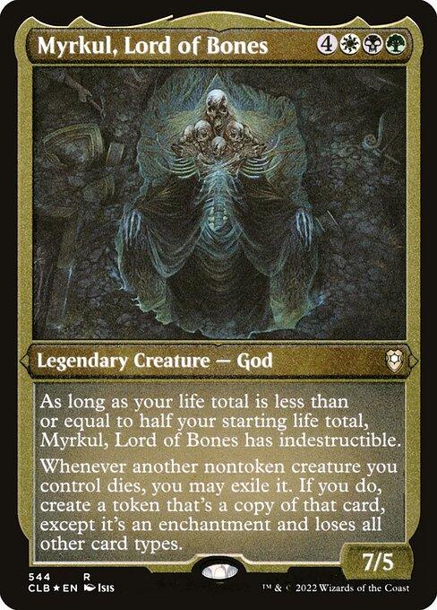 [Foil Etched] CLB 544 Myrkul, Lord of Bones (Foil Etched) R