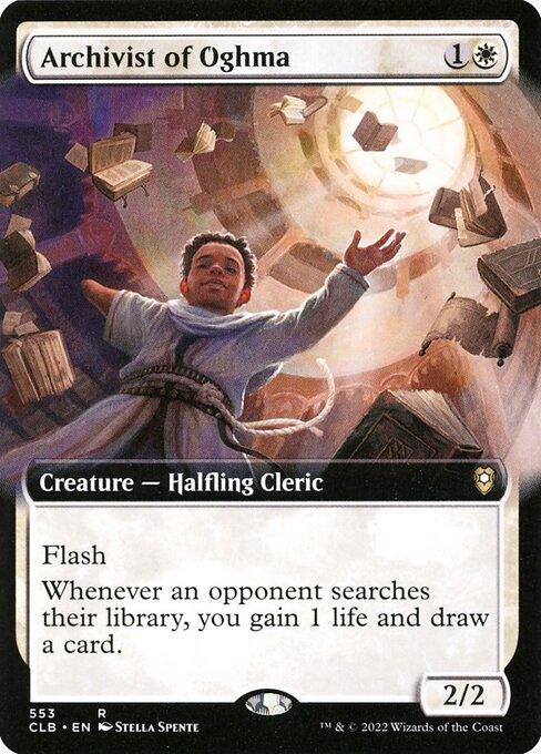 [Foil] CLB 553 Archivist of Oghma (Extended Art) R