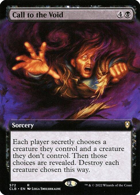 [Foil] CLB 572 Call to the Void (Extended Art) R