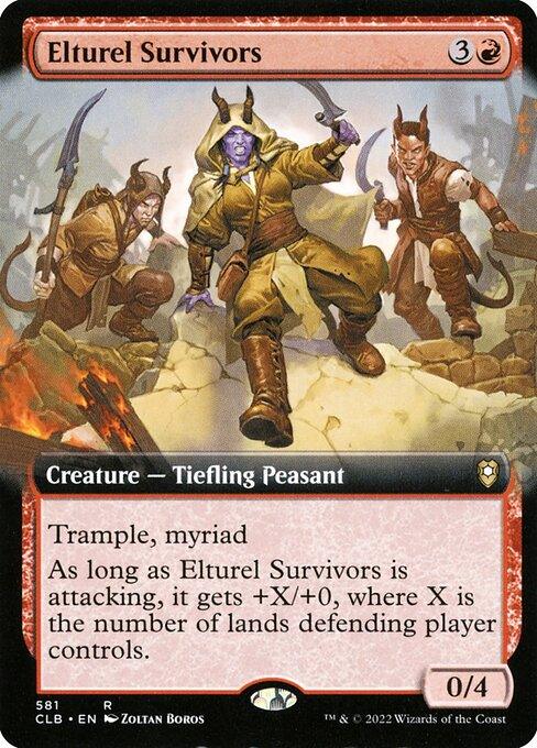 CLB 581 Elturel Survivors (Extended Art) R