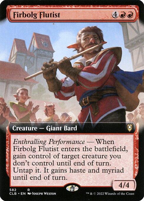 CLB 582 Firbolg Flutist (Extended Art) R