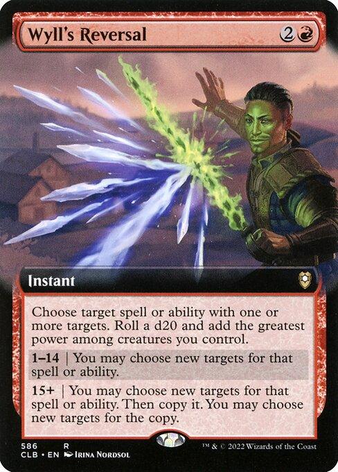 [Foil] CLB 586 Wyll's Reversal (Extended Art) R