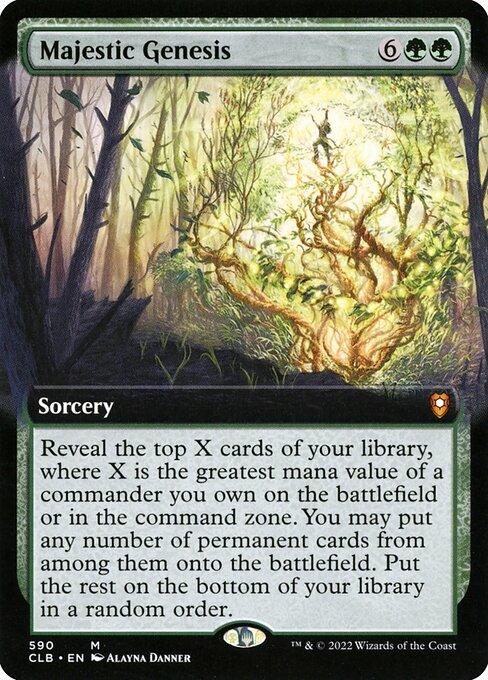 [Foil] CLB 590 Majestic Genesis (Extended Art) M
