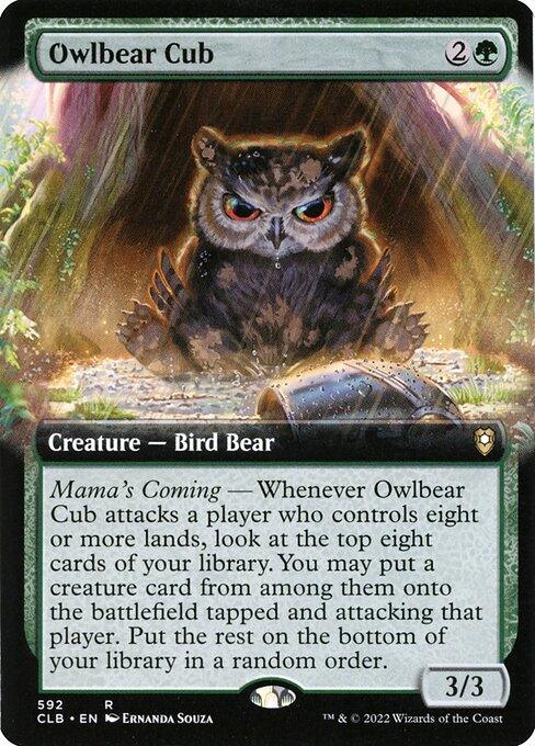 CLB 592 Owlbear Cub (Extended Art) R