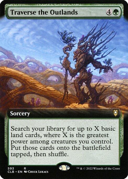 CLB 593 Traverse the Outlands (Extended Art) R