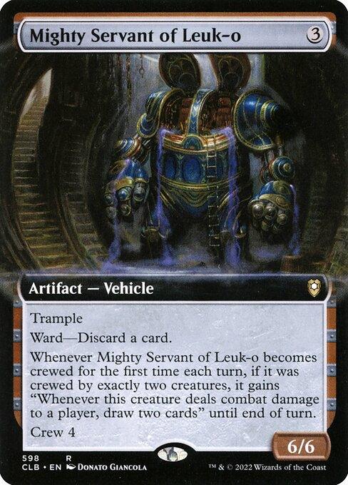 [Foil] CLB 598 Mighty Servant of Leuk-o (Extended Art) R