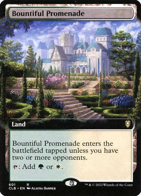 [Foil] CLB 601 Bountiful Promenade (Extended Art) R