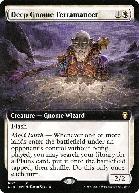 CLB 607 Deep Gnome Terramancer (Extended Art) R