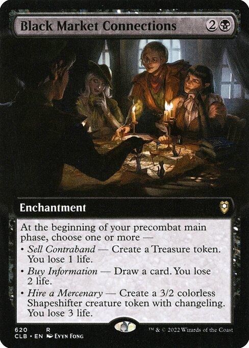 CLB 620 Black Market Connections (Extended Art) R