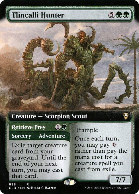 CLB 638 Tlincalli Hunter (Extended Art) R