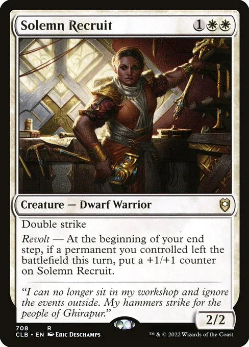 CLB 708 Solemn Recruit R