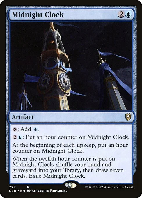 CLB 727 Midnight Clock R