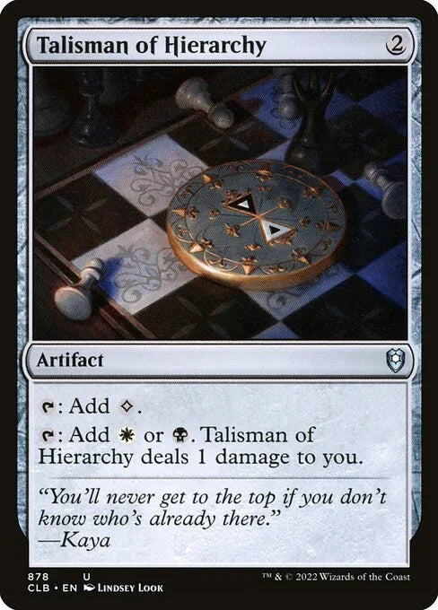 CLB 878 Talisman of Hierarchy U
