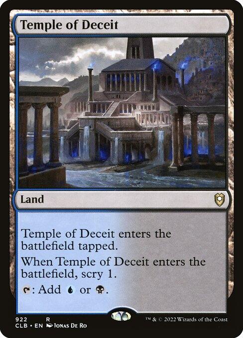 CLB 922 Temple of Deceit R