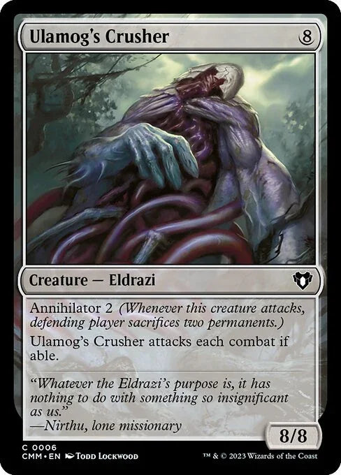 [Foil] CMM 006 Ulamog's Crusher C