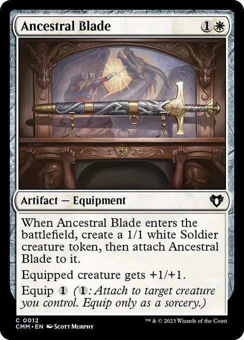 [Foil] CMM 012 Ancestral Blade C