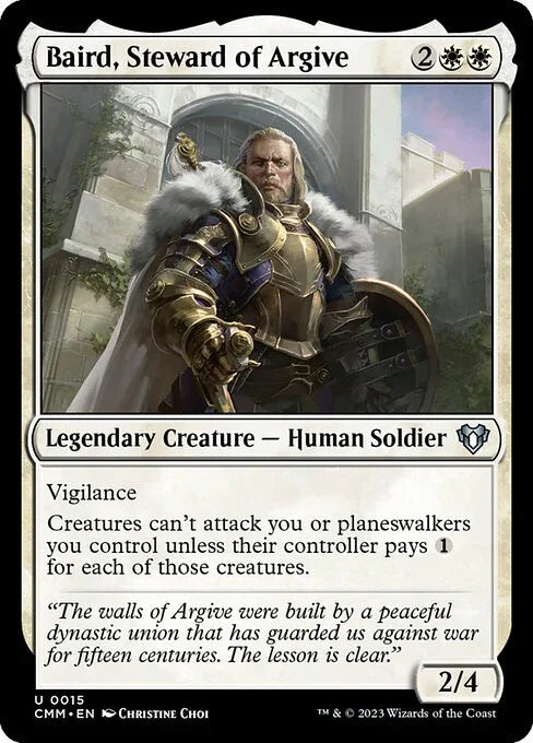 [Foil] CMM 015 Baird, Steward of Argive U