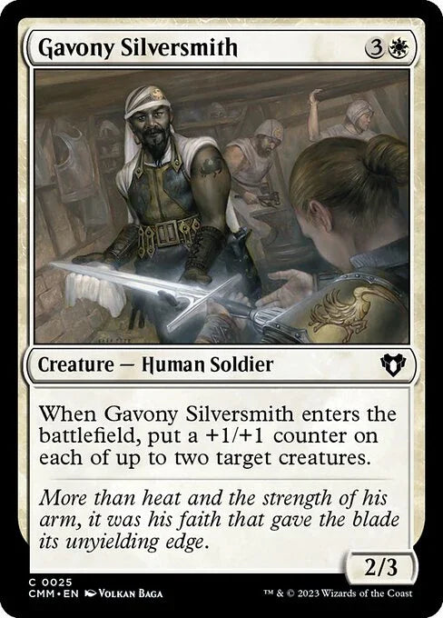 [Foil] CMM 025 Gavony Silversmith C