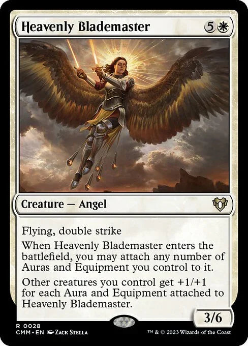 [Foil] CMM 028 Heavenly Blademaster R