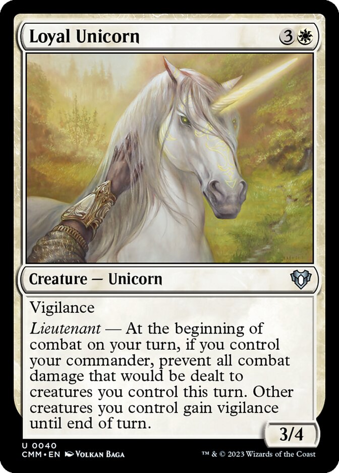 CMM 040 Loyal Unicorn U