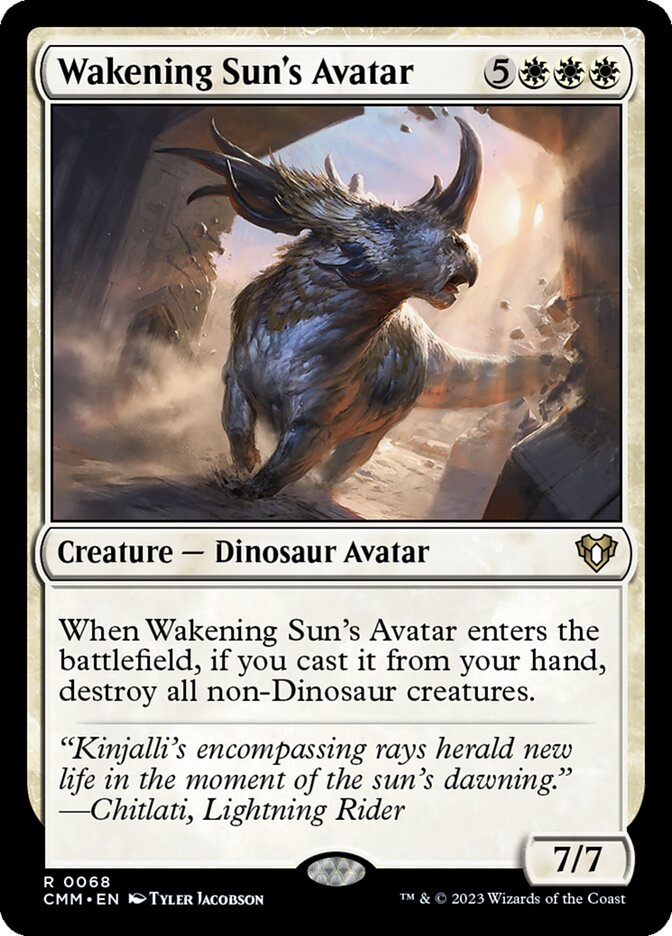 CMM 068 Wakening Sun's Avatar R