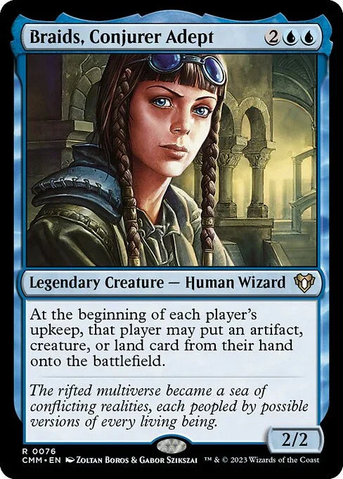 [Foil] CMM 076 Braids, Conjurer Adept R